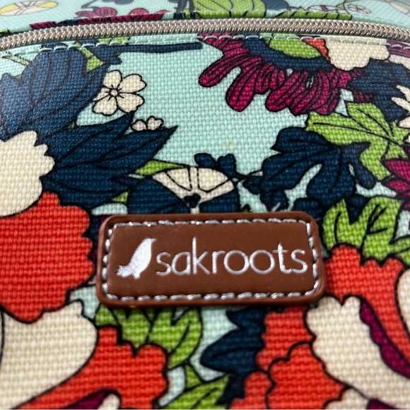 New with Tags! Sakroots “Flower Power” Artist Circle Shoulder/Crossbody Bag - Picture 8 of 12